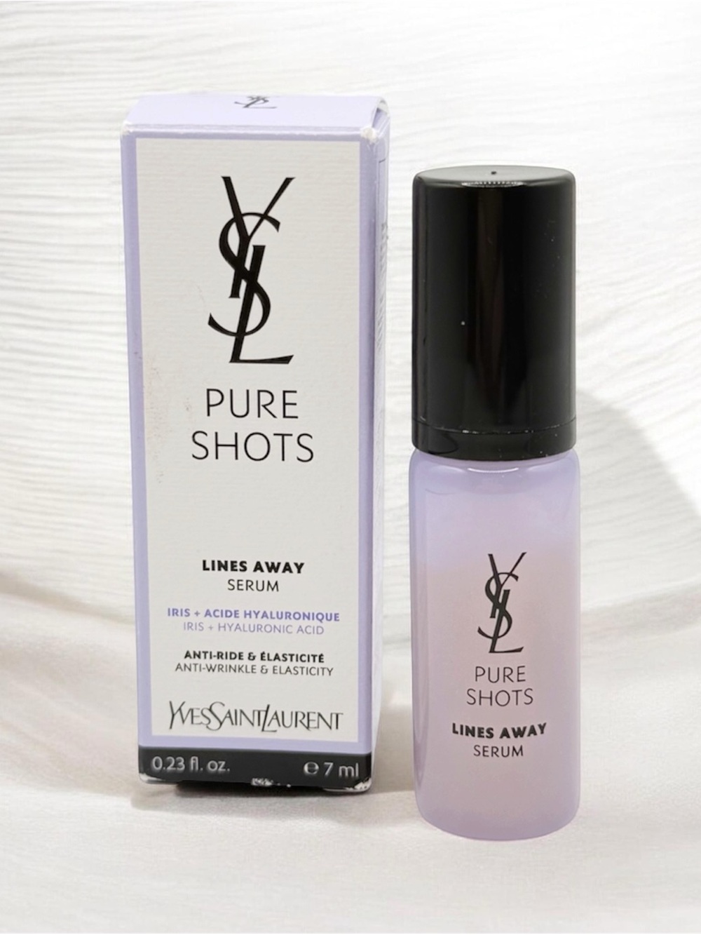 YSL Pure Shots Lines Away Serum – Deluxe Mini 7mL Travel Size NIB